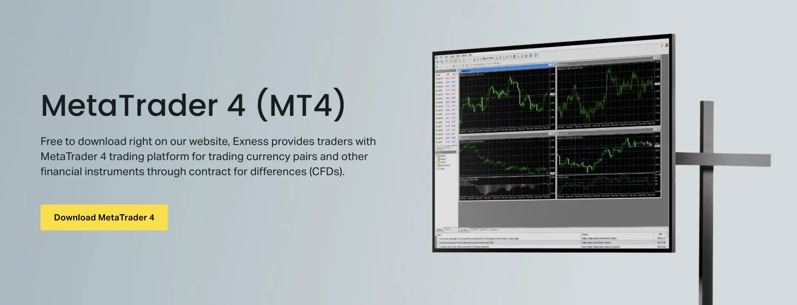 exness mt4 download